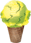 Baskin-Robbins Kiwi Lemon Twister