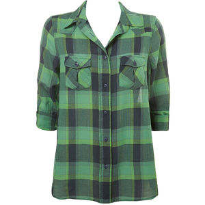 Oversize Green Check Shirt