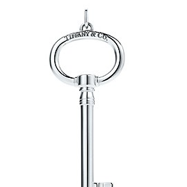 Tiffany Oval key pendant