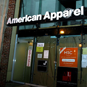 American Apparel Store in Moscow