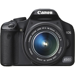 Зеркальная цифровая фотокамера CANON EOS 450D KIT EF-S 18-55 IS