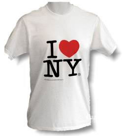 футболка I love NY