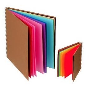 Paper Spiral Colour Notebooks