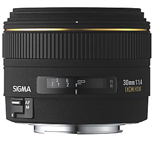 Sigma SA 30mm F1.4 EX DC HSM