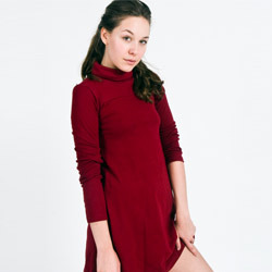 Turtleneck Dress