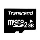 MicroSD 2GB карта памяти для Nokia N76 Transcend TS2GUSDC