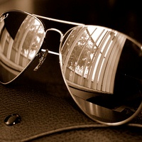 Ray Ban Polarized Top Bar Aviator