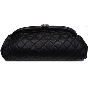 black evening clutch