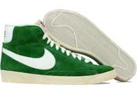 Nike Blazer High Suede Vintage (pine green / sail / black / orange blaze)