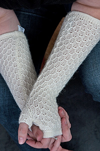 Перчатки Alpaca Beehive Knit Fingerless Gloves