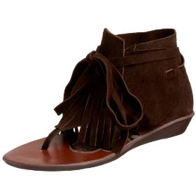 Dante Moccasin Fringe Sandal