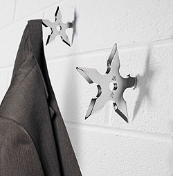 Ninja Star Coat Hook