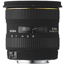 Двукратный сверхширокоугольный объектив SIGMA AF 10-20/3.5 EX DC HSM для Canon