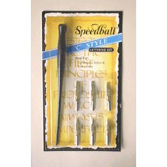 Speedball 'C' Style Lettering Set - Speedball