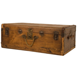 Vintage Wood Suitcase