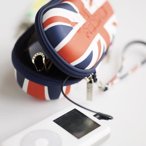 Union Jack I-Pod Case And Speakers