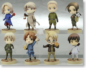 One Coin Figure Hetalia 9 pieces (PVC Figure)