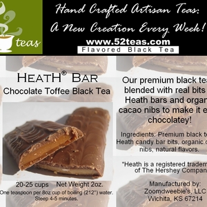 Bar Chocolate Toffee Black Tea