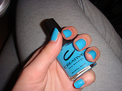 turquoise nail polish