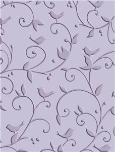 Cuttlebug Embossing Folder Birds and Swirls