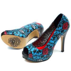 ladies muerte punk platform by iron fist