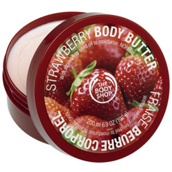 масло для тела клубничное из The bodyshop