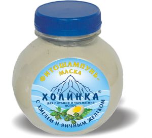 Холинка Фитошампунь с хмелем и яичным желтком