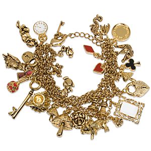 Alice in Wonderland Charm Bracelet by Tom Binns for Disney Couture | Disney Store