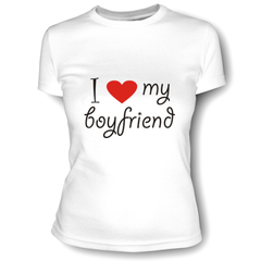 футболка I love my boyfriend