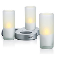 Philips Imageo LED Candle 3set EU, White