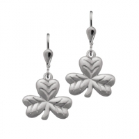 Silver Shamrock Earrings