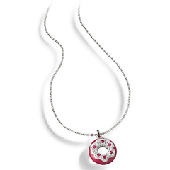 swarovski Alice - Tea Party Donut Pendant