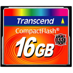 Карта памяти TRANSCEND CF 16GB 133X