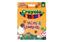 9 фломастеров мини-штамп с домашними животными, 3+ (Crayola)