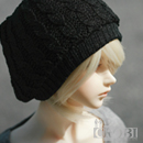 Knit Beret Black