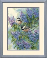 DIMENSIONS 35258 Chickadees and Lilacs