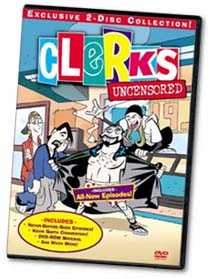 Clerks: The Cartoon Uncensored DVD (autographed)