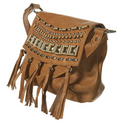 Stud And Tassel Satchel