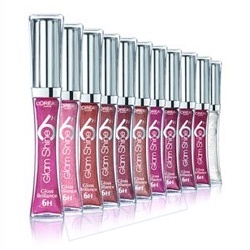 L`OREAL Блеск для губ Glam Shine 6H