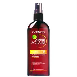 масло-спрей для загара Garnier SPF 6