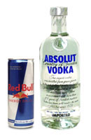 vodka + red bull