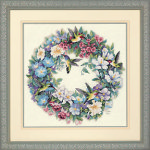 Dimensions "Hummingbird Wreath "(Венок с колибри)