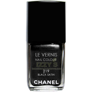 Chanel le Vernis 219 Black Satin