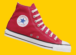 converse, высокие, цвет красный, разм. 40