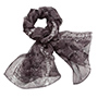 YSL leopard silk scarf