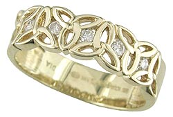 Celtic Knot Diamond Ring