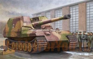 00378 САУ German Geschutzwagen Tiger fur 17cm Kanone 72 (Sf) (Trumpeter) 1/35