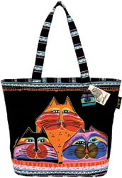 Сумка Laurel Burch Large Tote, Fat Cats (LB4370)