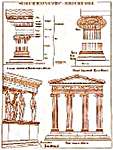 Ionic Columns - cross-stitch kit by Thea Gouverneur