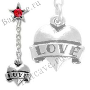 Серьга "Love Dangler"